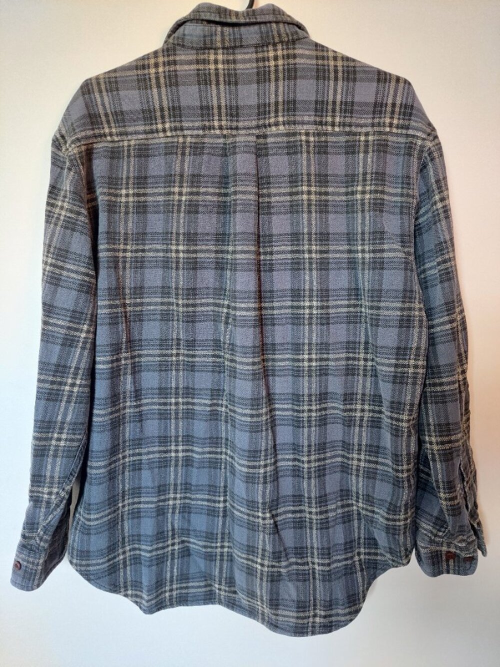 Gap Men's M Flannel Shirt 100% Cotton Grey - Picture 4 of 6